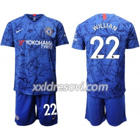 Chelsea Willian 22 Domaći Dječji Komplet Dresovi za Nogomet 2019-2020 (+ kratke hlače)